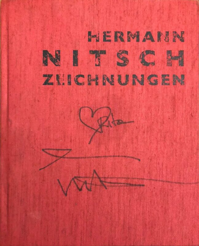 documentation of the art exhibition by Hermann Nitsch curated by Gio Montez